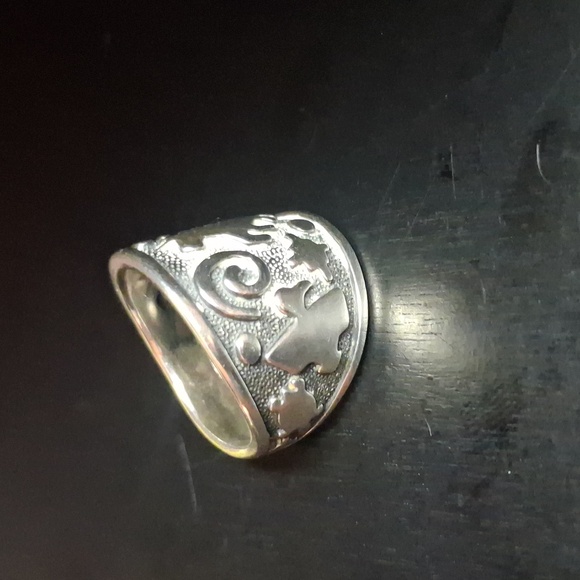 American West by Carolyn Pollack & Jody Naranjo Sterling Silver Symbols Ring - Picture 11 of 17